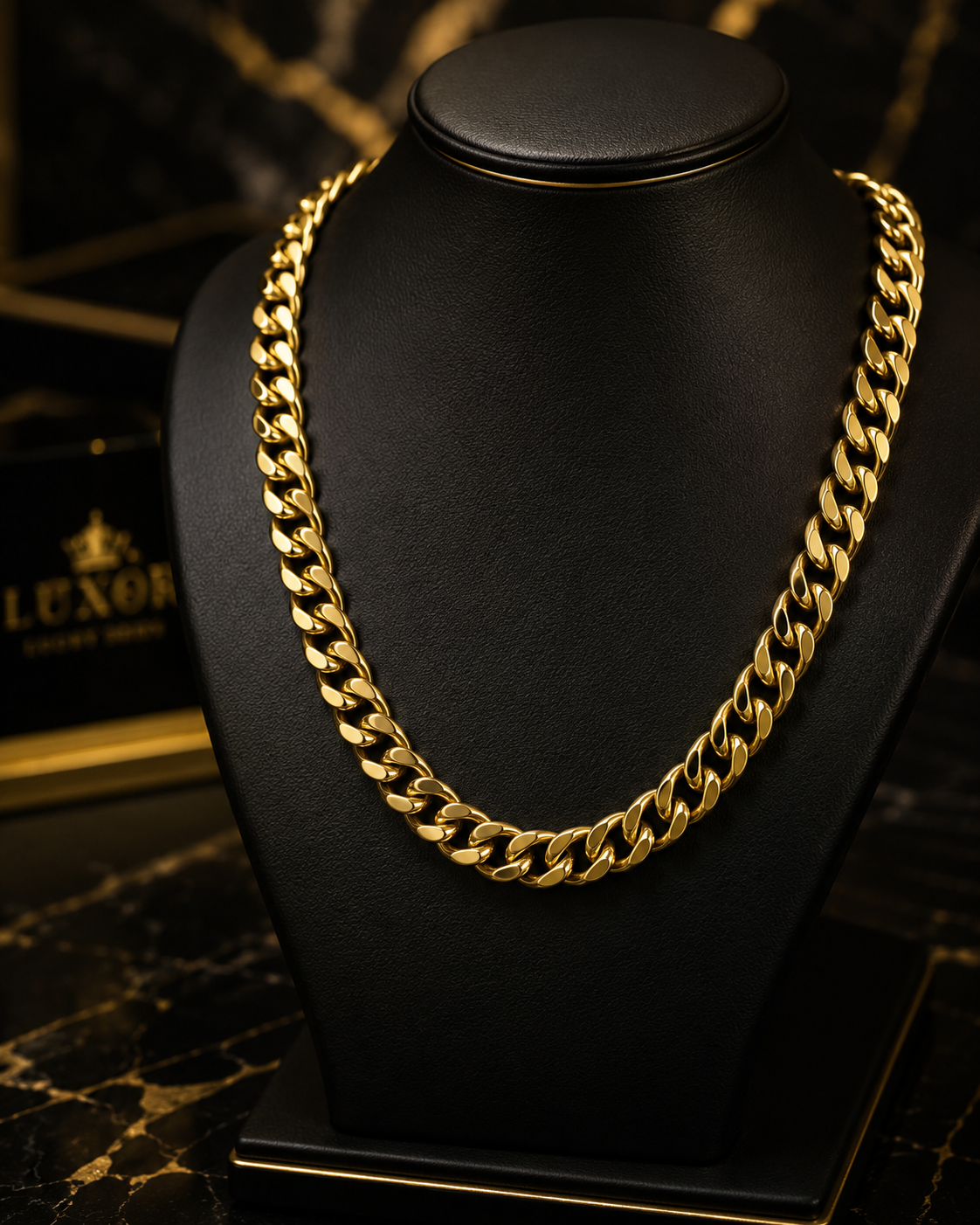Cadena cubana de oro